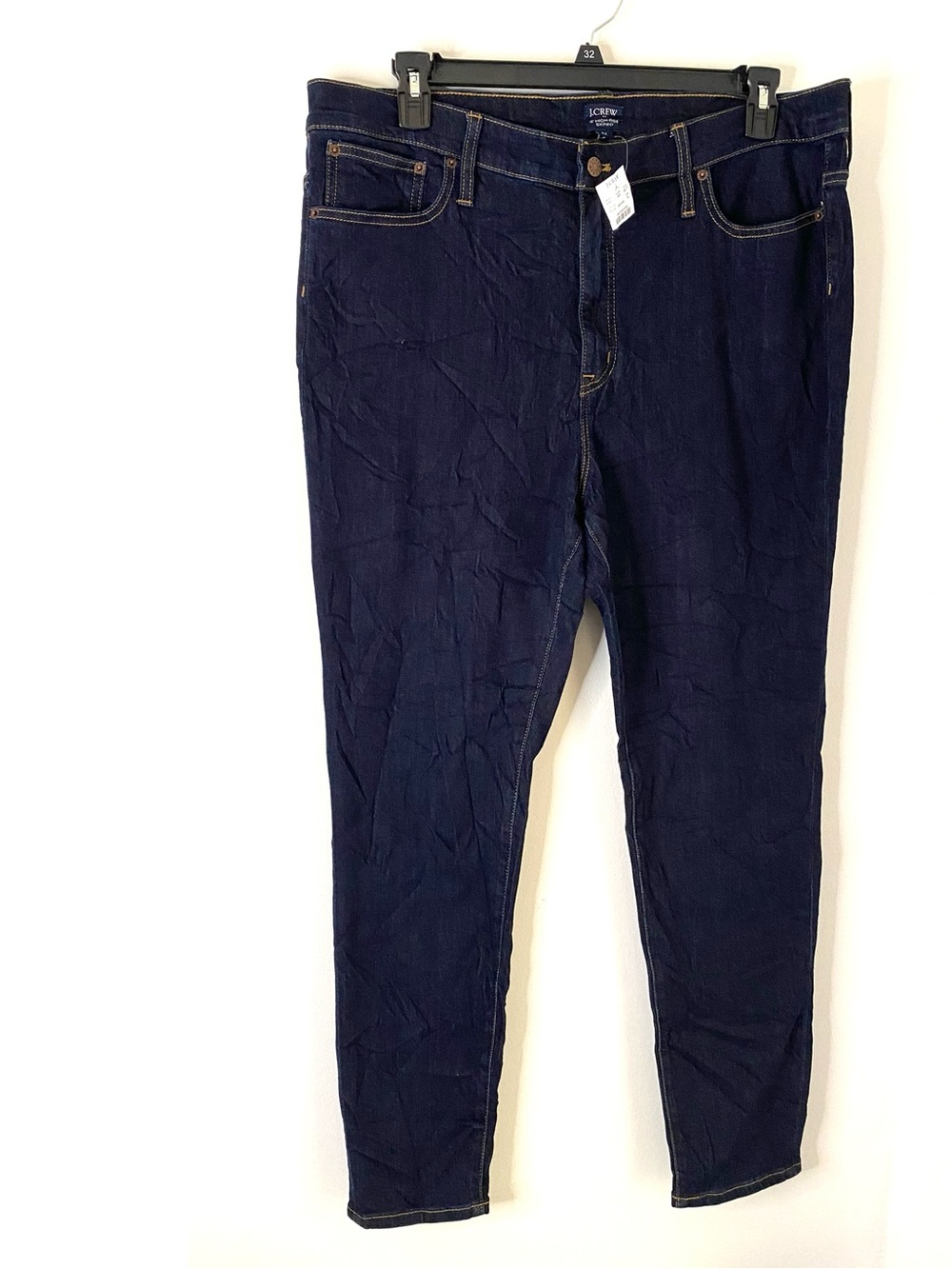 J. Crew 10" High Rise Skinny Jeans Rinse Wash Signature Stretch NWT